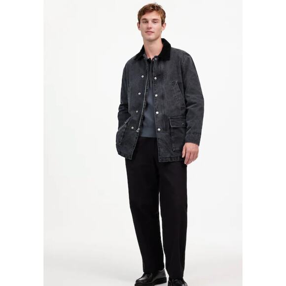 NWT Madewell Insulated Workwear Jacket In Night Vision Size Large - Picture 1 of 10